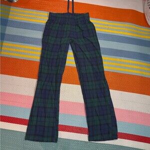 Sonoma Blue Green Plaid Joggers Sleepwear Pajama Pants Men Size XSmall
